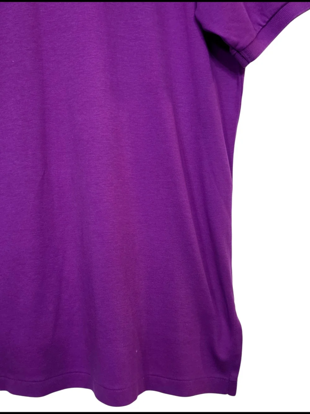 Vintage 90s Polo Ralph Lauren Men's XL Purple Polo Shirt Green Pony